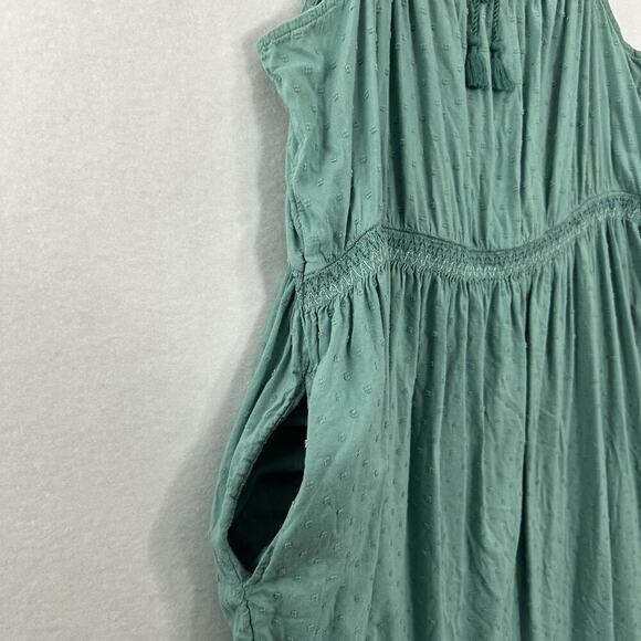 Old Navy Dress Womens XXL Embroidered Tiered Tasseled Pockets Cottage Country - Picture 7 of 16